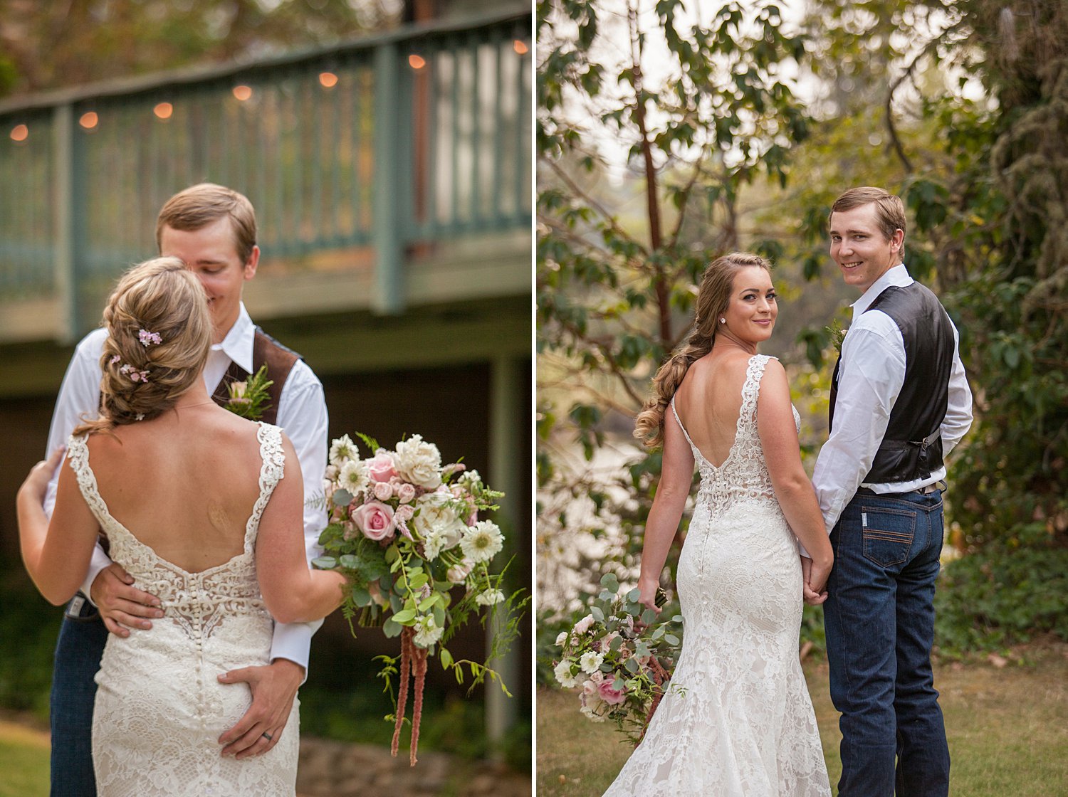 Pacifica, a Garden in the Siskiyous Summer wedding by the pond and