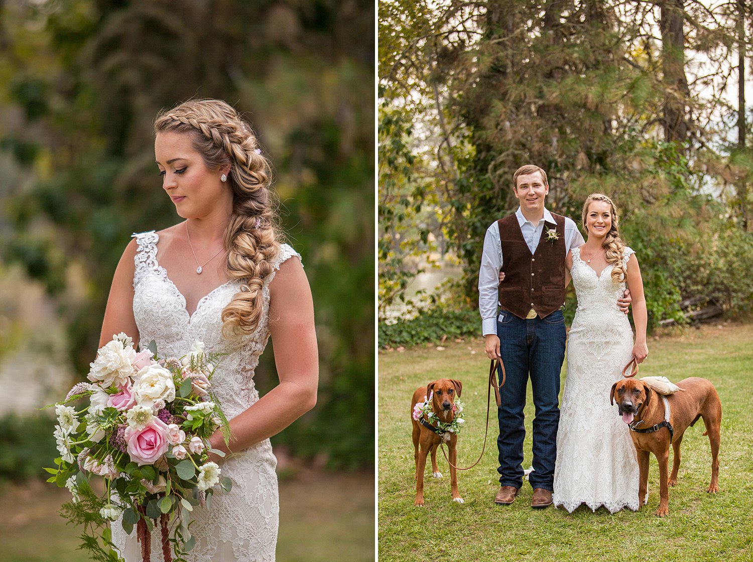 Pacifica, a Garden in the Siskiyous Summer wedding by the pond and