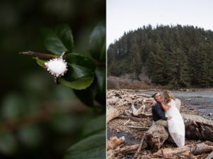 Oregon coast engagement photography