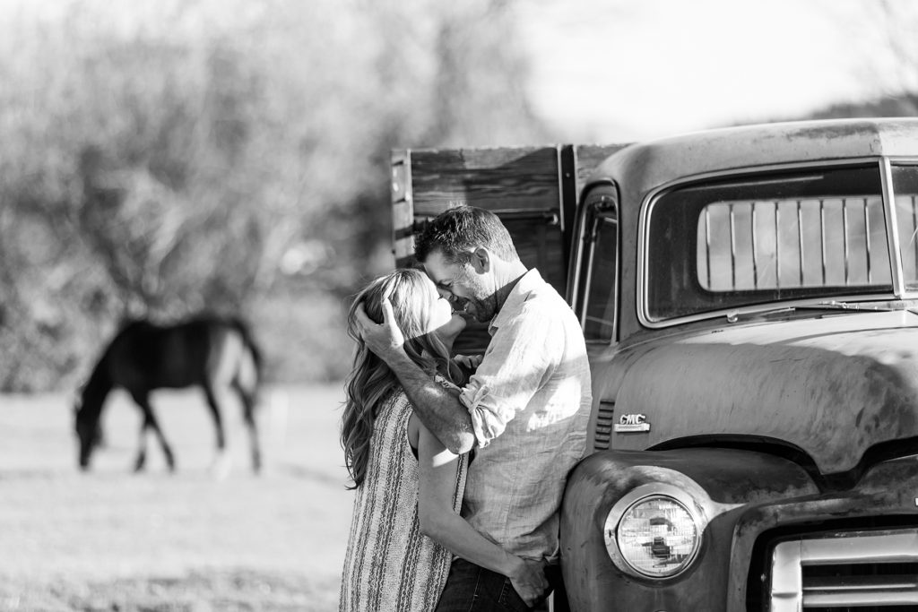 ranch engagement photography
