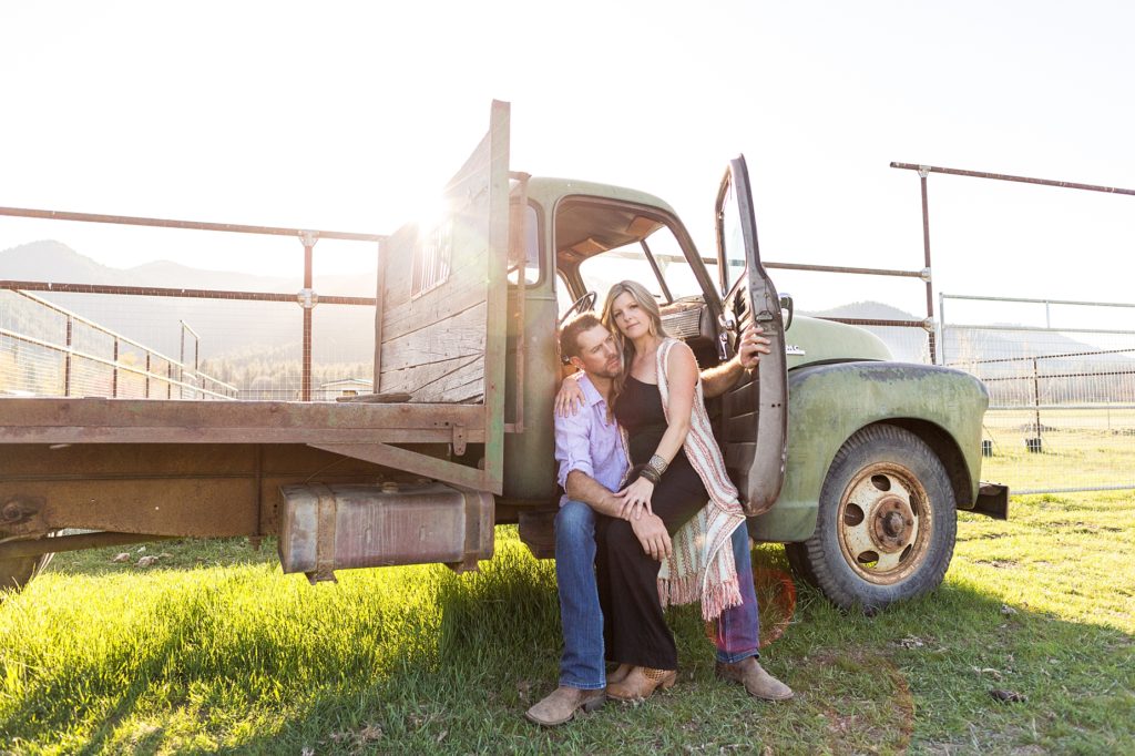 Old truck engagement