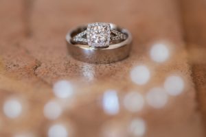 Wedding rings macro photography